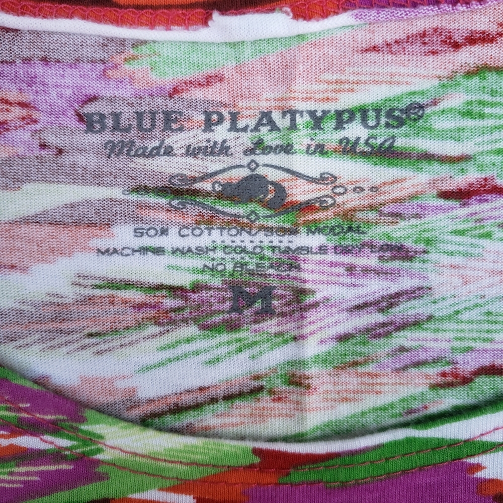 Blue Platypus Colorful, Bright, Unique Dress - Size M - Picture 6 of 8